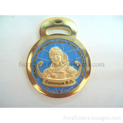 Zinc Alloy Gold Plating 3D Medals